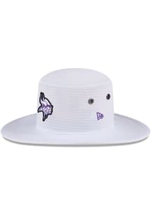 New Era Minnesota Vikings White 2024 Training Camp Panama Mens Bucket Hat