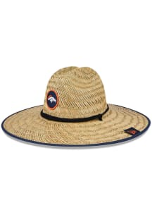 New Era Denver Broncos Brown 2021 Training Camp Straw Mens Bucket Hat