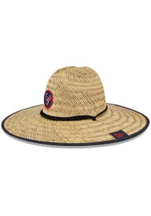New Era Houston Texans Brown 2021 Training Camp Straw Mens Bucket Hat