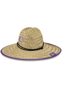New Era Minnesota Vikings Brown 2021 Training Camp Straw Mens Bucket Hat