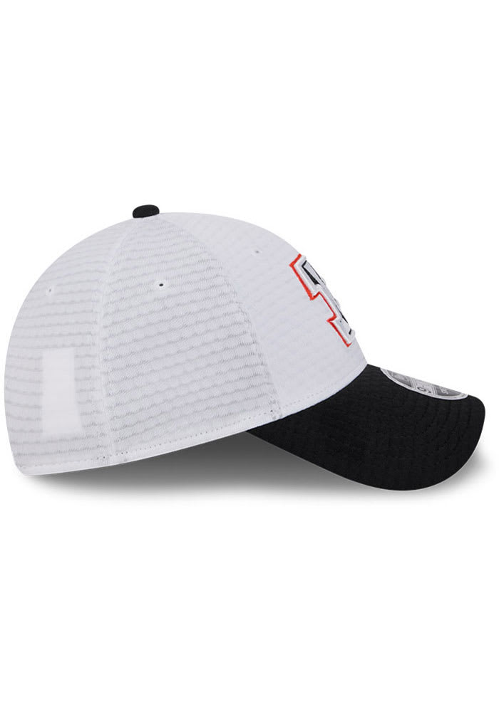 New Era Cincinnati Bengals White 2024 Training Camp JR Stretch 9FORTY Youth Adjustable Hat