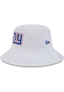 New Era New York Giants White 2024 Training Camp Mens Bucket Hat