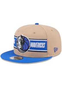 New Era Dallas Mavericks Brown 2024 NBA Draft 9FIFTY Mens Snapback Hat