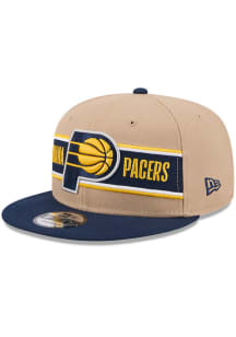 New Era Indiana Pacers Brown 2024 NBA Draft 9FIFTY Mens Snapback Hat
