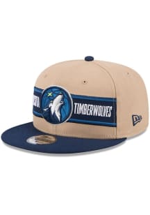 New Era Minnesota Timberwolves Brown 2024 NBA Draft 9FIFTY Mens Snapback Hat