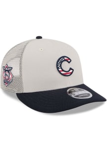 New Era Chicago Cubs 2024 4th of July Low Profile 9FIFTY Adjustable Hat - White