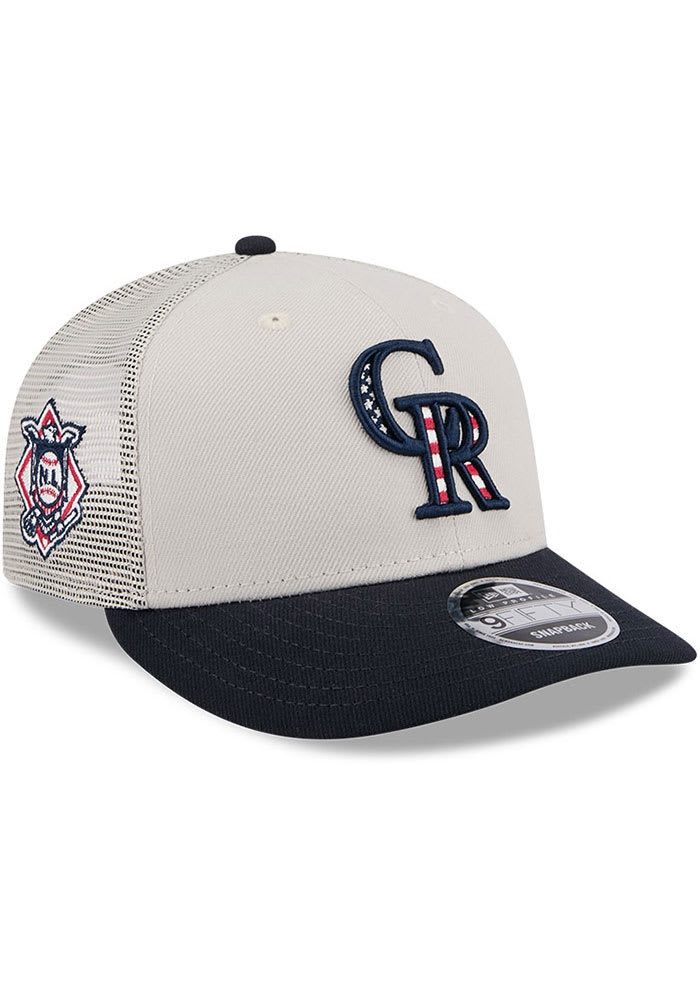 NEWERA COLORADO ROCKIES キャップ New Era Colorado Rockies CREAM 2024 4th of July Low Profile