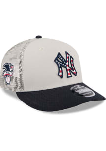 New Era New York Yankees 2024 4th of July Low Profile 9FIFTY Adjustable Hat - White