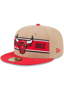 New Era Chicago Bulls Mens Brown 2024 NBA Draft 59FIFTY Fitted Hat