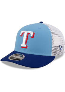 New Era Texas Rangers Light Blue LP9FIFTY Mens Snapback Hat