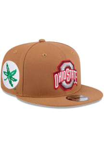 Ohio State Buckeyes New Era Color Pack OTC Logo JR 9FIFTY Youth Snapback Hat - Brown