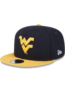 New Era West Virginia Mountaineers Navy Blue 2T Evergreen JR 9FIFTY Youth Snapback Hat