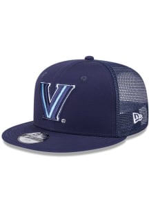 New Era Villanova Wildcats Navy Blue Evergreen Trucker JR 9FIFTY Youth Snapback Hat