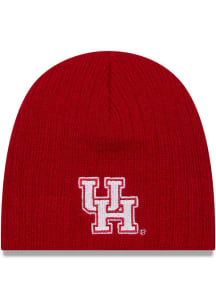 New Era Houston Cougars Evergreen Mini Fan Baby Knit Hat - Red