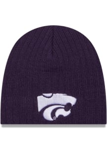 New Era K-State Wildcats Evergreen Mini Fan Baby Knit Hat - Purple