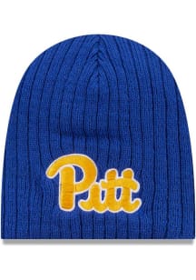 Pitt Panthers New Era Evergreen Mini Fan Baby Knit Hat - Blue