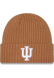 Indiana Hoosiers New Era Color Pack OTC Logo JR Cuff Baby Knit Hat - Brown