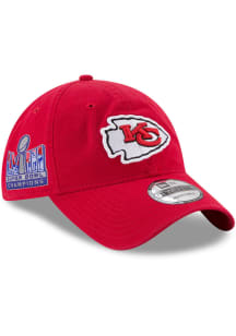 New Era Kansas City Chiefs Super Bowl LVIII Champions Side Patch Core Classic 9TWENTY Adjustable..