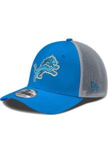 New Era Detroit Lions Mens Blue 2T Neo 39THIRTY Flex Hat
