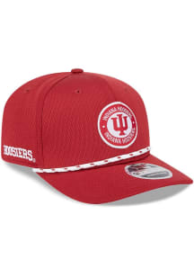 New Era Indiana Hoosiers 2024 Sideline Rope 9SEVENTY Adjustable Hat - Cardinal