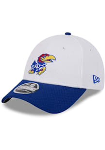 New Era Kansas Jayhawks 2T Dash Stretch 9FORTY Adjustable Hat - White