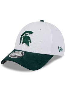 New Era White Michigan State Spartans 2T Dash Stretch 9FORTY Adjustable Hat