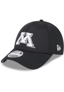 New Era Black Minnesota Golden Gophers Pivot Stretch 9FORTY Adjustable Hat