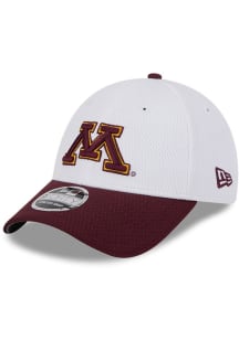 New Era White Minnesota Golden Gophers 2T Dash Stretch 9FORTY Adjustable Hat