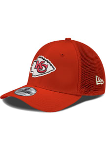 New Era Kansas City Chiefs Mens Red Neo 39THIRTY Flex Hat
