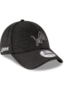 New Era Detroit Lions Shadow Tech Tonal Strech Snap 9FORTY Adjustable Hat - Black
