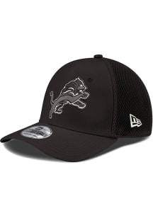 New Era Detroit Lions Mens Black Tonal Neo 39THIRTY Flex Hat