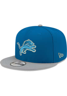 New Era Detroit Lions Blue 2T 9FIFTY Mens Snapback Hat
