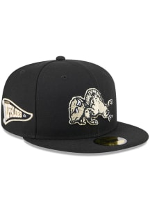 New Era Colorado Buffaloes Mens Black Pennant 59FIFTY Fitted Hat