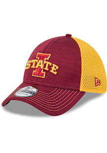 New Era Iowa State Cyclones Mens Cardinal 2T Tech Neo 39THIRTY Flex Hat