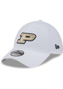 Purdue Boilermakers New Era Evergreen Team Classic 39THIRTY Flex Hat - White