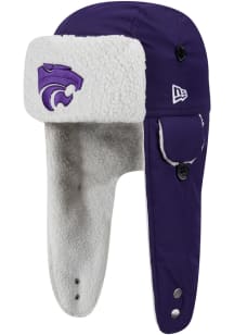 K-State Wildcats New Era Trapper Mens Knit Hat - Purple