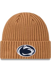 Penn State Nittany Lions New Era Color Pack OTC Logo Cuff Mens Knit Hat - Brown