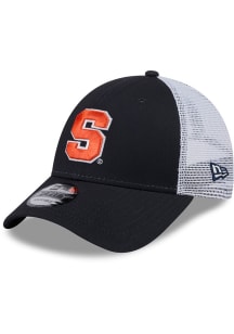 New Era Syracuse Orange Evergreen Trucker 9FORTY Adjustable Hat - Navy Blue