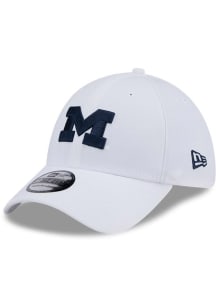 Michigan Wolverines New Era Evergreen Team Classic 39THIRTY Flex Hat - White