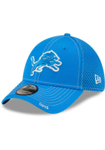New Era Detroit Lions Mens Blue Team Neo 39THIRTY Flex Hat