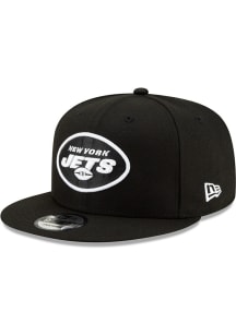 New Era New York Jets Black 9FIFTY Mens Snapback Hat