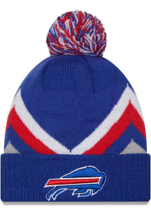 New Era Buffalo Bills Blue Zig Zag Knit Mens Knit Hat