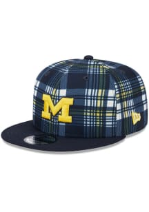 Michigan Wolverines New Era 2024 Sideline Statement 9FIFTY Mens Snapback - Navy Blue