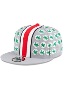 Ohio State Buckeyes New Era Helmet 9FIFTY Mens Snapback - Grey
