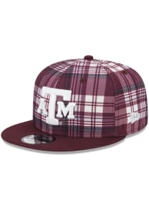 New Era Texas A&amp;M Aggies Maroon 2024 Sideline Statement 9FIFTY Mens Snapback Hat