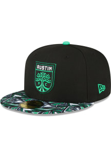 New Era Austin FC Mens Black 59FIFTY Fitted Hat