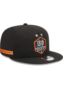 New Era Houston Dynamo Black 9FIFTY Mens Snapback Hat
