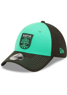 New Era Austin FC Mens Green 2T Classic 39THIRTY Flex Hat