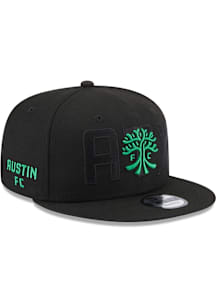 New Era Austin FC Black 9FIFTY Mens Snapback Hat