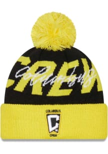 New Era Columbus Crew Yellow Confident Knit Mens Knit Hat